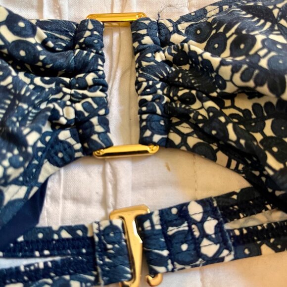 Tory Burch Navy and White Bikini - Picture 2 of 6